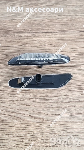 Кристални динамични LED мигачи за BMW – динамични LED мигачи за БМВ калници, снимка 3 - Аксесоари и консумативи - 43544228