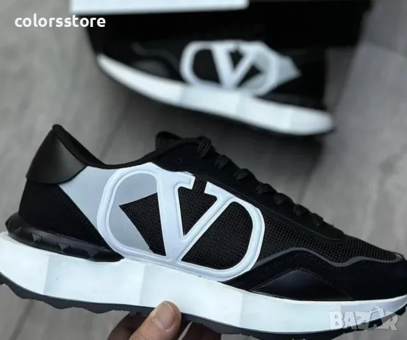 Мъжки черни маратонки Valentino-Br121pe