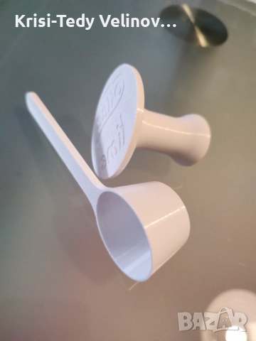 Комплект тампер с лъжичка за кафе, снимка 2 - Аксесоари за кухня - 52009028