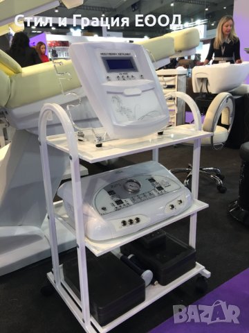 Количка за естетика - метална бяла / черна 55 х 42,5 х 80,5 см, снимка 10 - Друго оборудване - 24244341