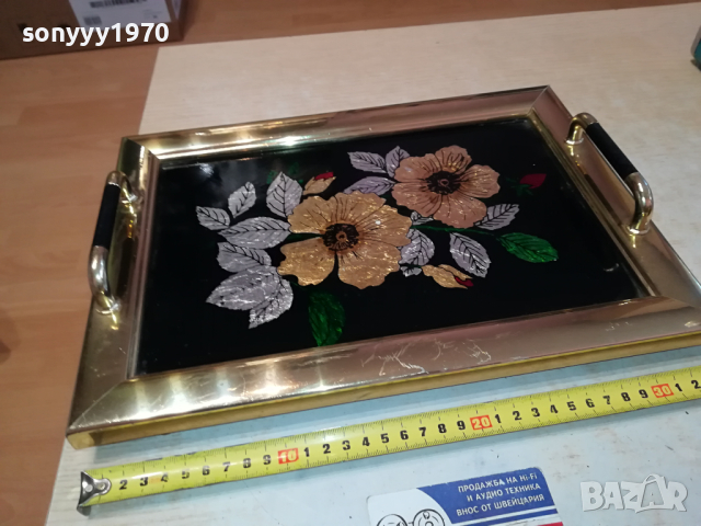 ПОДНОС ОТ ФРАНЦИЯ 2403241029LNWC, снимка 5 - Антикварни и старинни предмети - 44920642