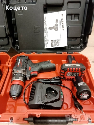12 V - Ударен безчететков винтоверт Parkside /Парксайд Performance , снимка 2 - Винтоверти - 53456262