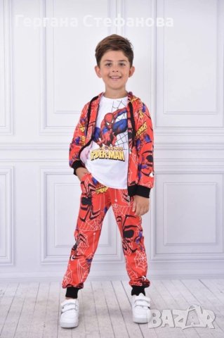 Комплект Спайдермен 3 части Размери -3/4г.4/5г.5/6г.7/8г.9/10г. Цена -35лв, снимка 2 - Детски комплекти - 41616595