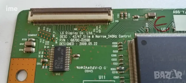 TCON Board 6870C-0259D / 42/47Slim & Narrow. 240H. Свален от Телевизор Loewe XELOS42SL., снимка 7 - Части и Платки - 49222215
