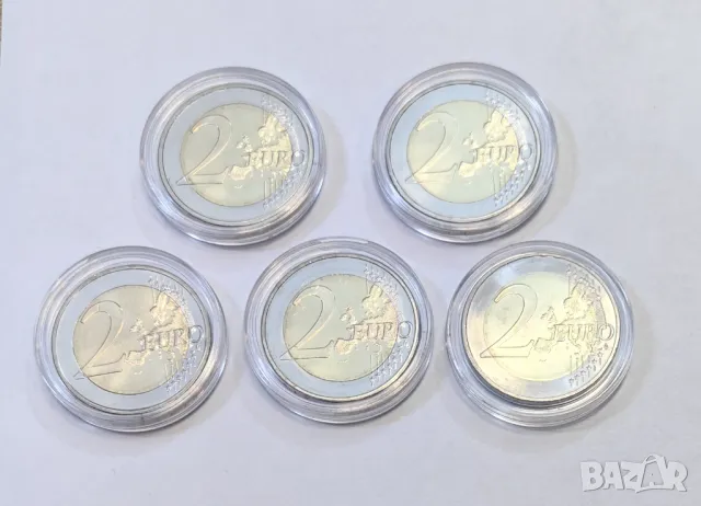 Германия 5 бр. по 2 евро 2011 Кьолнската катедрала, Рейн Вестфалия, снимка 2 - Нумизматика и бонистика - 49558885