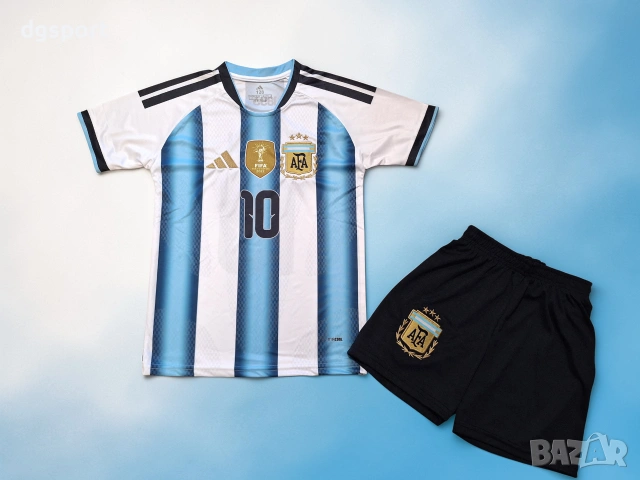 Детски екип на Лионел Меси #Аржентина#Мондиал 2026 нов модел!!!, снимка 2 - Футбол - 53292304