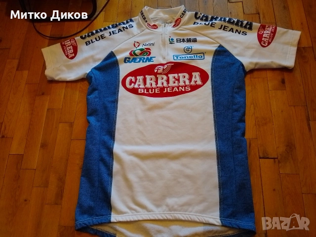 Nalini Carrera винтидж маркова колоездачна тениска размер М, снимка 8 - Велосипеди - 53697116