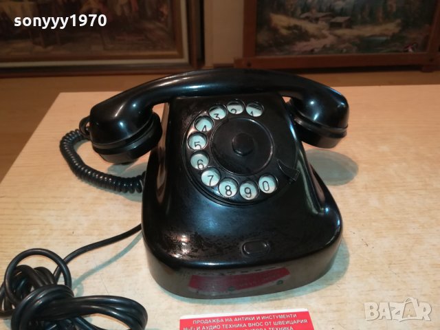 АНТИКА СТАР БГ ТЕЛЕФОН-1963г-КАТО НОВ 0410211116, снимка 2 - Антикварни и старинни предмети - 34342542