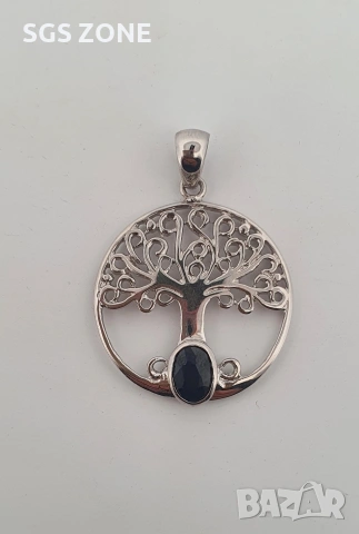 Сребърна Висулка Амулет Дърво на Живота, снимка 8 - Колиета, медальони, синджири - 49891502
