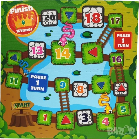 Мек пъзел за пода с картинки, идеален за занимателна дейност