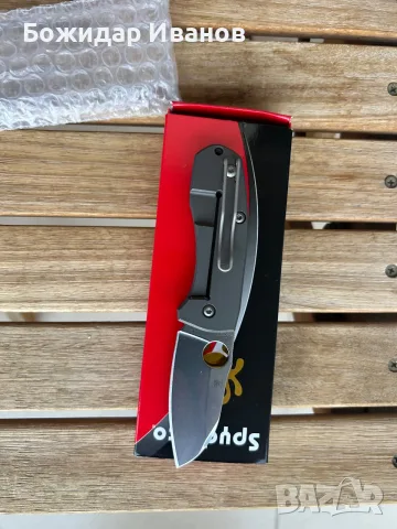 Продавам нож Spyderco Techno 2, Martin Slysz, снимка 2 - Ножове - 56143120