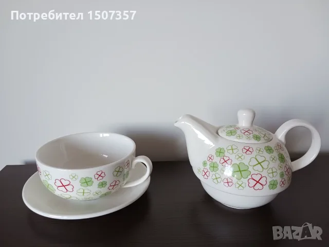 Чайник и чаша - 2 в 1, снимка 2 - Чаши - 56142109