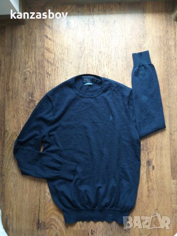 polo ralph lauren slim fit washable merino wool - страхотен мъжки пуловер МЕРИНО ВЪЛНА , снимка 4 - Пуловери - 40313697