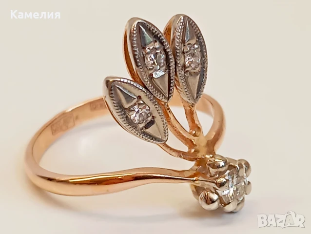 Руско злато , снимка 2 - Пръстени - 50738742