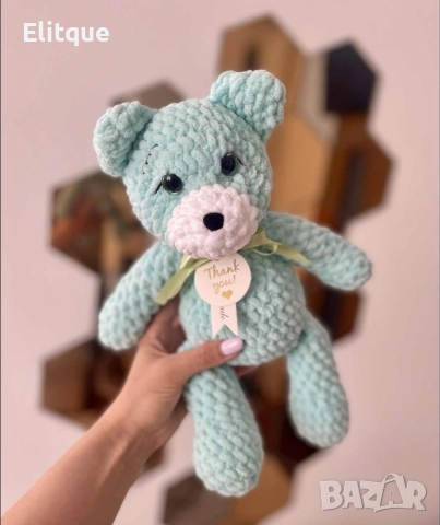 ръчно плетени мечета , снимка 4 - Плюшени играчки - 52942176