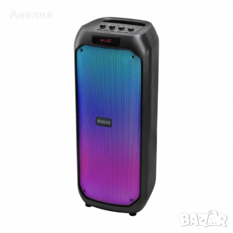 Активна тонколона Muhler 881R с два микрофона и дистанционно , снимка 6 - Тонколони - 52160777