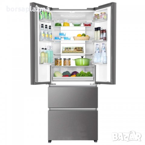 Двукрилен хладилник Side by side Haier HB17FPAAA, French Door, 446 л, Total No Frost, Инверторен мот, снимка 2 - Хладилници - 40095418