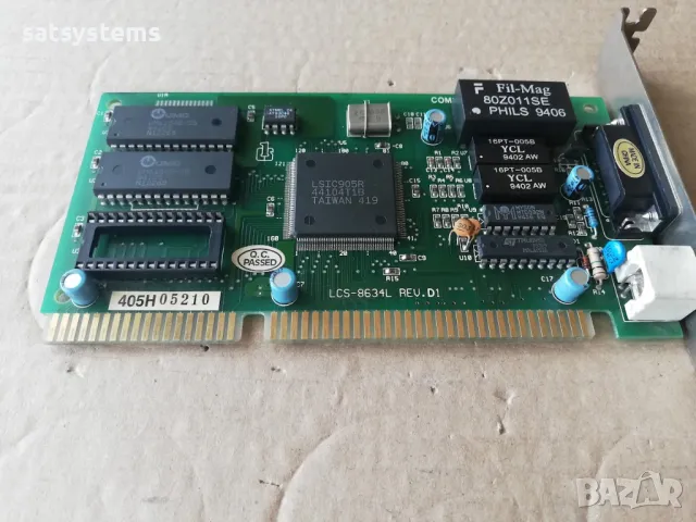 Linksys LCS-8634L REV.D1 16-bit ISA Network Adapter Card, снимка 5 - Мрежови адаптери - 47972195