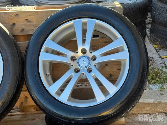 5х112 17 Цола Джанти Mercedes E Class C Class W204 w212 w211 5x112 Мерцедес Ц клас Е Клас, снимка 2 - Гуми и джанти - 52448606