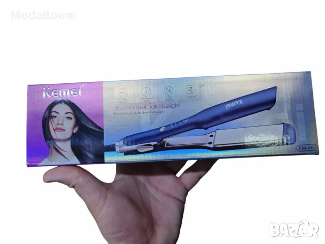 Професионална преса за изправяне на коса Kemei КМ-463, снимка 5 - Аксесоари за коса - 48236813