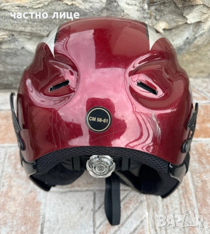 Ски каска Алпин 58-61см., снимка 4 - Зимни спортове - 51670864
