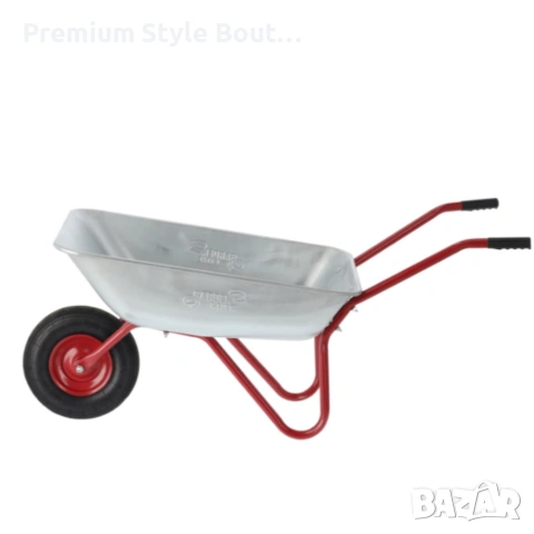 Градинска количка с товаропоносимост 100 кг - голям капацитет и стабилна основа, снимка 11 - Градински инструменти - 53835623