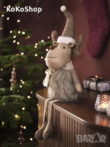 Коледен елен-40 см./Коледна украса/Коледна декорация