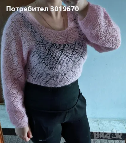 плетен пуловер, снимка 3 - Жилетки - 48965297
