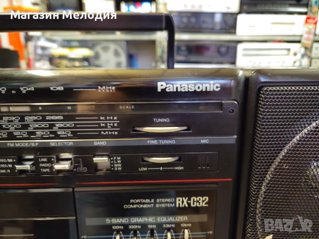 Радиокасетофон Panasonic RX-C32 В отлично техническо и визуално състояние., снимка 7 - Радиокасетофони, транзистори - 47518323