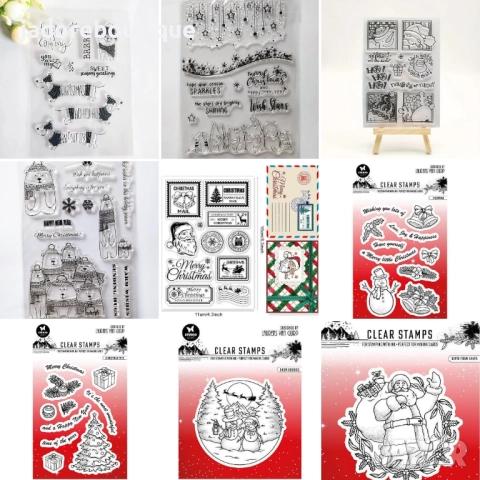 Силиконови печати Коледни - различни видове