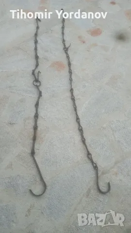 Верига за огнище -2 броя., снимка 14 - Антикварни и старинни предмети - 50276482