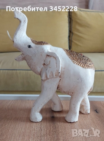 дърворезба фигура слон голяма за ценители , снимка 2 - Декорация за дома - 52431583