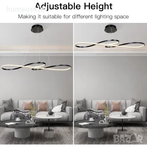 ПРОМОЦИЯ LED осветление с атрактивен дизайн KARMIQI 9897-1P-HZUK, снимка 3 - Лед осветление - 48443732