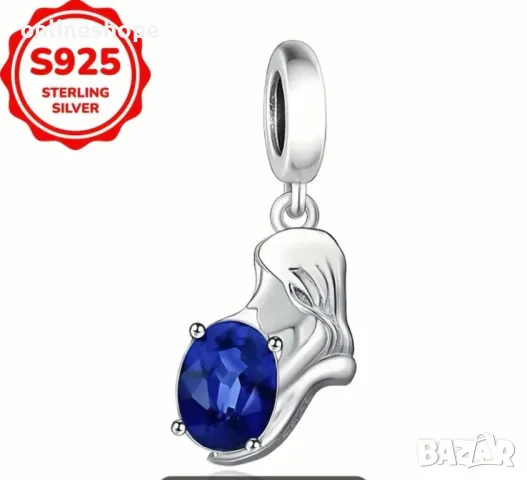 S925 Сребърни Талисмани ( ЗОДИИ - Зодиак ) за гривни , снимка 7 - Други - 49257394