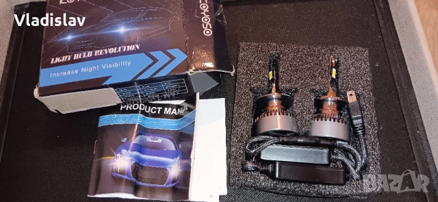 LED Крушки Koyoso H7, снимка 3 - Аксесоари и консумативи - 52345824