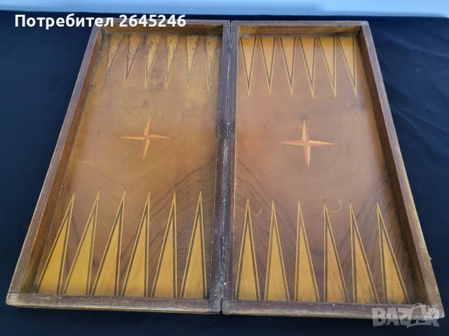 #9 Дървен шах с табла от най-големите , снимка 6 - Шах и табла - 50989092