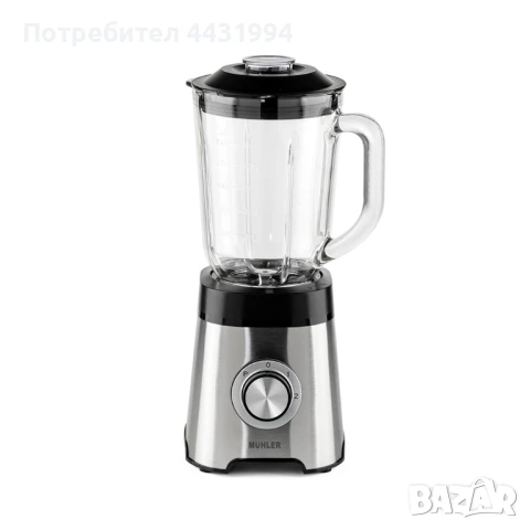 Блендер Muhler MB-555SG, 500W, 1.5 л, стъклена кана, снимка 1