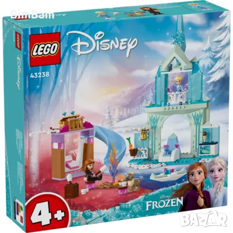 Конструктор LEGO® Disney Frozen 43238 - Замръзналият замък на Елза , снимка 1 - Конструктори - 48009596