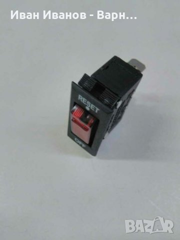 Термозащита токова ST-001 ;  5А/250VAC~ с ключ светещ