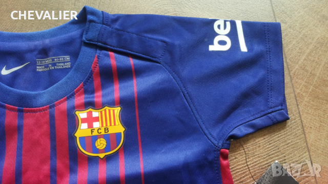 NIKE FC BARCELONA Baby Football T-Shirt Размер 12-18 месеца бебешка тениска Барселона 35-60, снимка 4 - Други - 44585385
