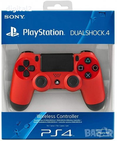 Контролер - DualShock 4 - Magma Red, v2 PS4, снимка 5 - Аксесоари - 34354381