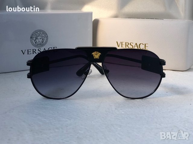 Versace VE2252 мъжки слънчеви очила авиатор унисекс дамски, снимка 6 - Слънчеви и диоптрични очила - 41790390