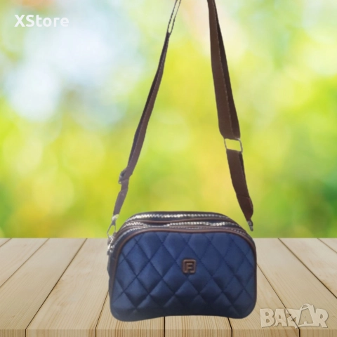 Капитонирана чанта с три отделения, снимка 6 - Чанти - 52583882