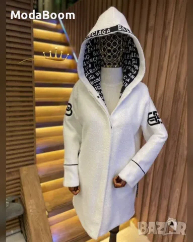 Dolce & Gabbana дълго бяло дамско палто