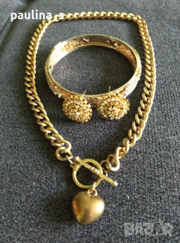 Лот от Шест различни броя / Гердани, чокър и бижутерийни комплекти , снимка 9 - Колиета, медальони, синджири - 37477020