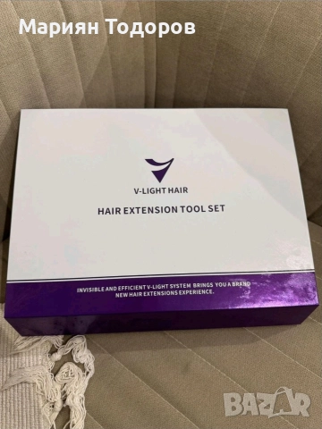 Комплект v-light лампа за удължаване на koca, снимка 2 - Продукти за коса - 52866147