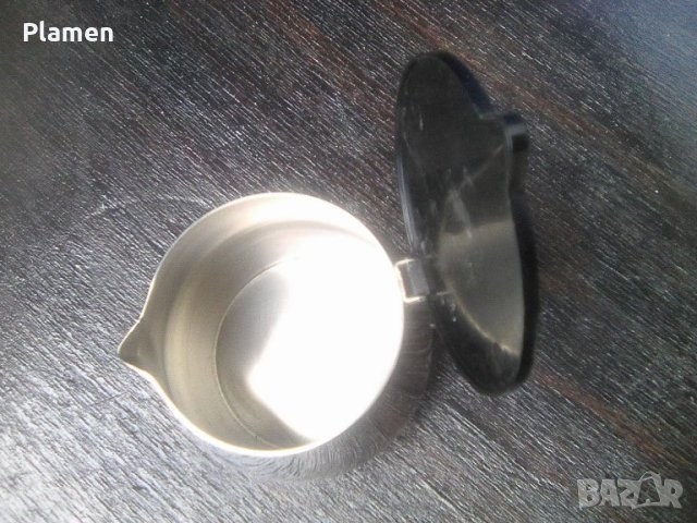 Малка каничка за мляко или сметана от неръждаема стомана 18-10, снимка 3 - Други ценни предмети - 40665921