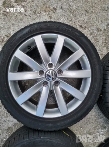 4бр ОРИГИНАЛНИ VW, МАГНЕЗИЕВИ джанти ФОЛКСВАГЕН 7x17,5x112, снимка 3 - Гуми и джанти - 50317224