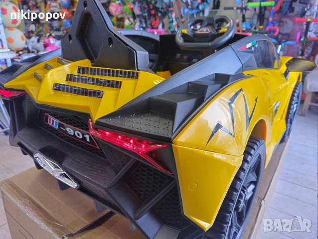 LAMBO Акумулаторна кола CORDOBA жълт, снимка 6 - Коли, камиони, мотори, писти - 53849125