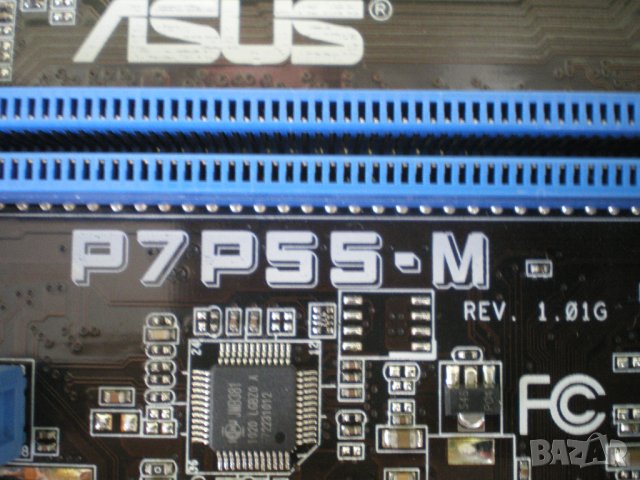 Дънна платка ASUS P7P55-M LGA 1156, снимка 2 - Дънни платки - 41867296